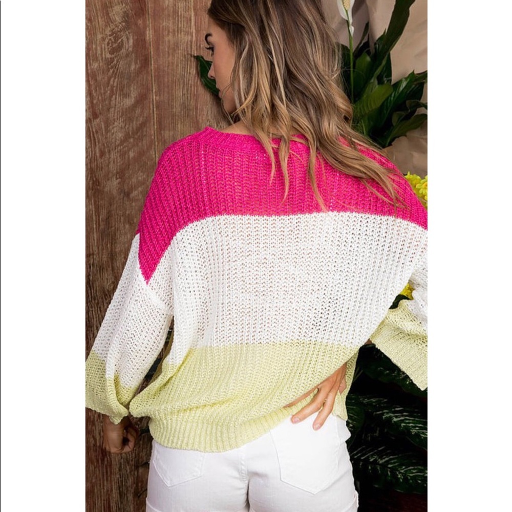 Multi Color Striped Sweater - Picture 4 of 6